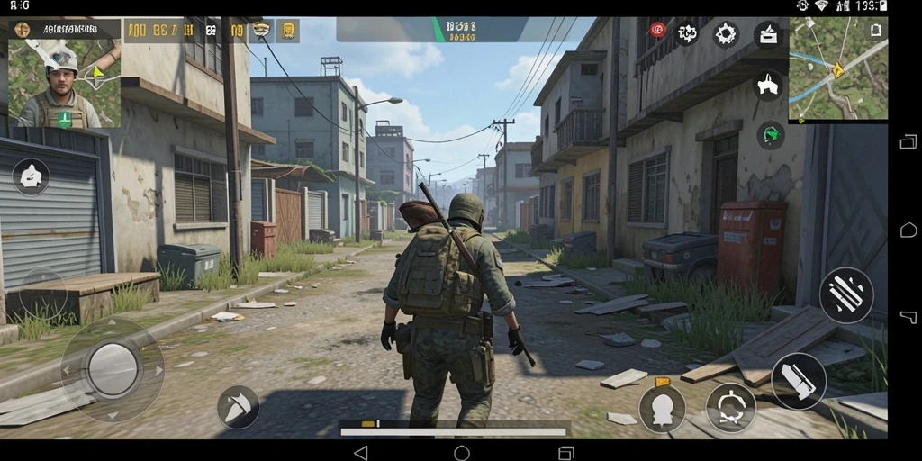 Screenshot memperlihatkan sistem kustomisasi karakter yang menarik.