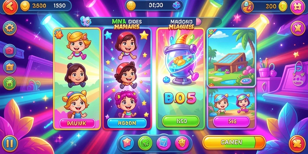 Screenshot dari tema slot terbaru yang memukau.
