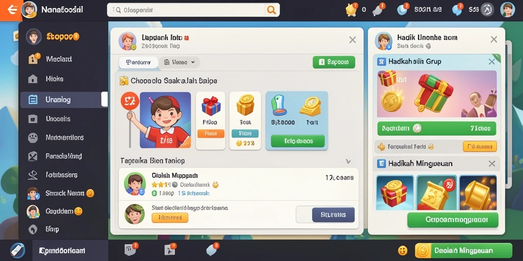 Grafik berkualitas tinggi menciptakan pengalaman bermain yang imersif.